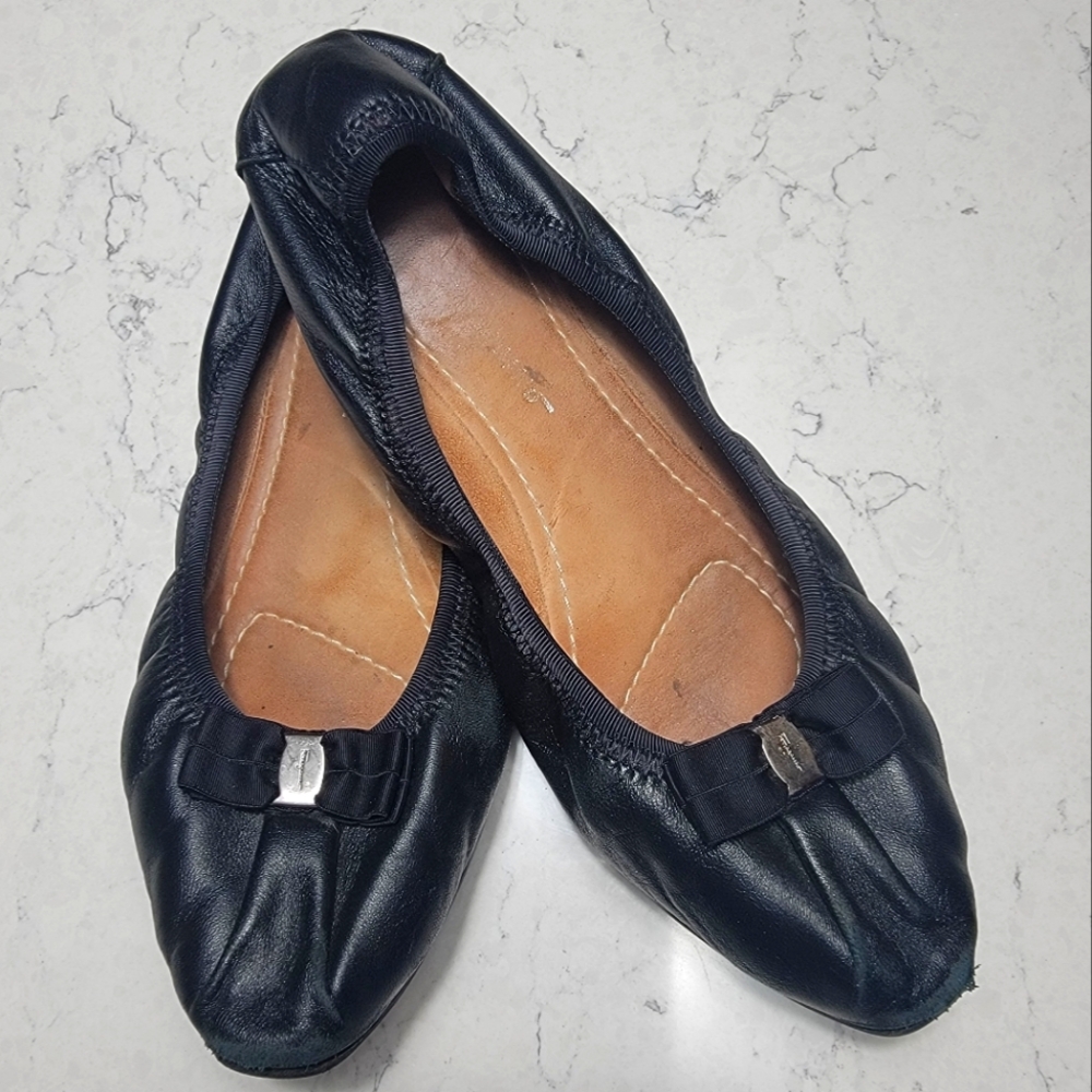 Salvatore Ferragamo Black Flats